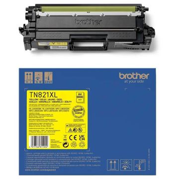 Toner d'origine Brother TN821XLY - jaune