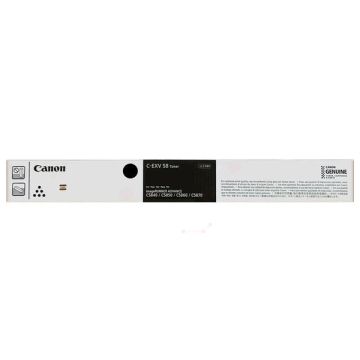 Toner d'origine Canon 3763C002 / C-EXV 58 BK - noir