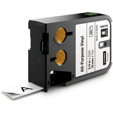 Ruban cassette d'origine Dymo 1868752 - noir, blanc