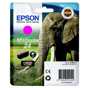 Cartouche d'origine Epson C13T24234012 / 24 - magenta