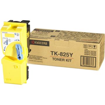 Toner d'origine Kyocera 1T02FZAEU0 / TK-825 Y - jaune