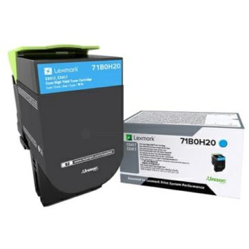 Toner d'origine Lexmark 71B0H20 - cyan