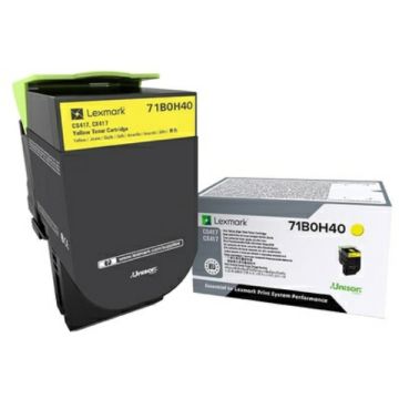 Toner d'origine Lexmark 71B0H40 - jaune