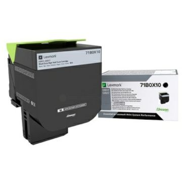 Toner d'origine Lexmark 71B0X10 - noir