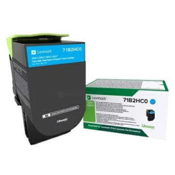 Toner d'origine Lexmark 71B2HC0 - cyan