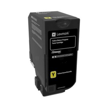 Toner d'origine Lexmark 74C2HYE - jaune