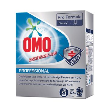 OMO Lessive en poudre Professional Disinfectant, 90 lavages