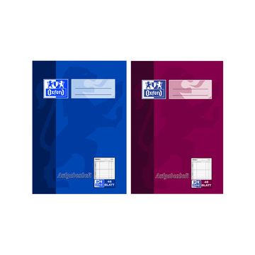 Oxford Aufgabenheft, DIN A5, 48 Blatt, farbig sortiert