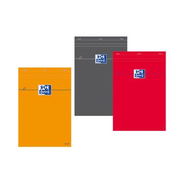 Oxford Bloc-notes, A5, quadrillé, 80 feuilles, orange