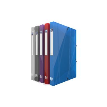 Oxford Boîte de classement HAWAI, A4, dos: 25 mm, incolore