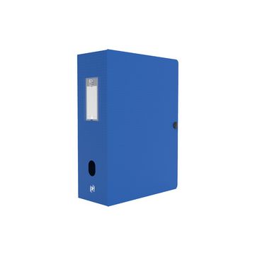 Oxford Boîte de classement Memphis, dos de 80 mm, bleu