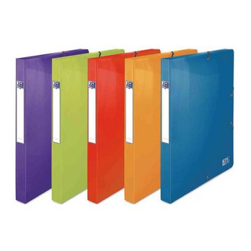 Oxford Boîte de rangement "School Life", dos: 25 mm, assorti x10