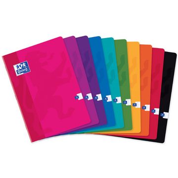 Oxford Cahier piqûre, A4, quadrillé 5x5 avec marge, 96 pages