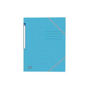 Oxford Chemise à élastique Top File+, A4, bleu clair