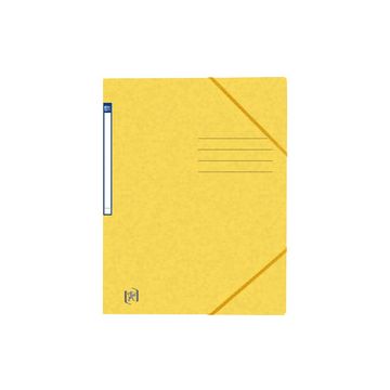 Oxford Chemise à élastique Top File+, A4, jaune
