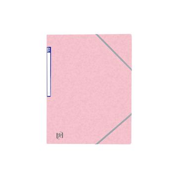 Oxford Chemise à élastique Top File+, A4, rose pastel