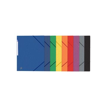 Oxford Chemise simple à élastique Top File+, A4, assorti x10 Oxford Chemise simple à élastique Top File+, A4, assorti x10