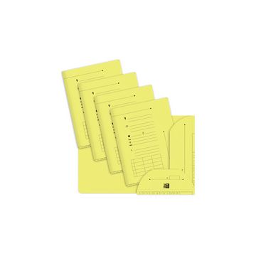 Oxford Chemise sous-dossier PASTEL, 2 rabats, A4, jaune
