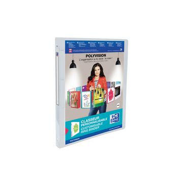 Oxford Classeur personnalisable POLYVISION, 20 mm, incolore