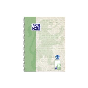 Oxford Collegeblock "Recycling", DIN A4+, 80 Blatt, blanko