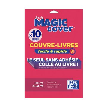 Oxford Couvre-livres "Magic Cover", contenu: 10 feuilles