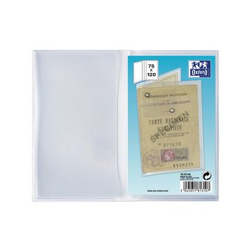Oxford Etui de poche "Carte d'identité", 2 volets, PVC
