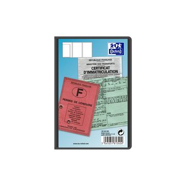 Oxford Etui de protection multipapiers voiture, 3 volets