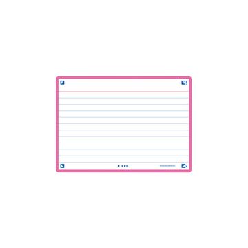 Oxford Fiches "Flash 2.0", 105 x 148 mm, fuchsia