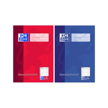 Oxford Hausaufgabenheft, DIN A5, 48 Blatt, farbig sortiert