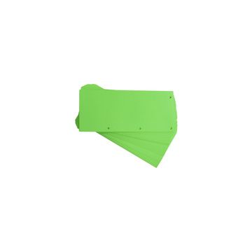 Oxford Intercalaires Duo, en carton, 240 x 105 mm, vert