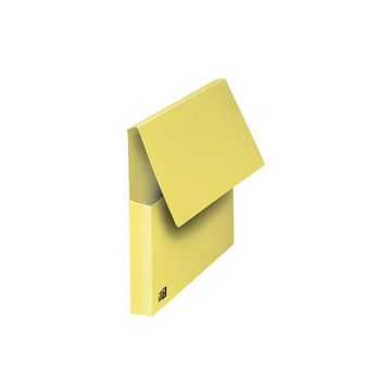 Oxford Pochette document à soufflet, A4, jaune pastel x50