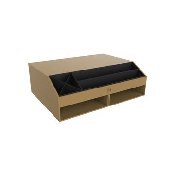 Oxford Support pour écran "Savana", en carton, naturel