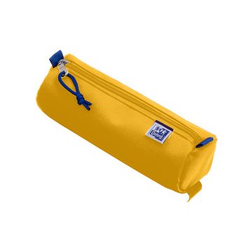 Oxford Trousse ronde, polyester, rond, grand, jaune
