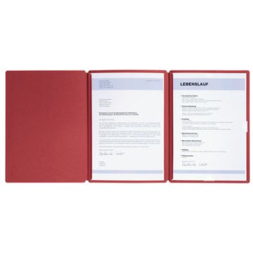 PAGNA Bewerbungsmappe "Spirit", DIN A4, aus Karton, rot