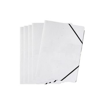 PAGNA Chemise à élastique "DIY", A4, carton, blanc