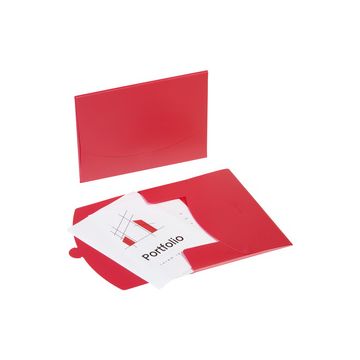 PAGNA Pochette à documents "Wallet", A4, PP, rouge