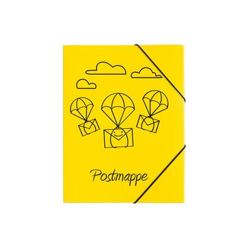 PAGNA Postmappe, DIN A4, PP, gelb, mit Motivdruck