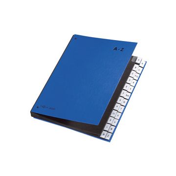 PAGNA Pultordner Color, DIN A4, A - Z, 24 Fächer, blau