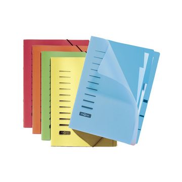 PAGNA Trieur, A4, PP, 6 compartiments, bleu