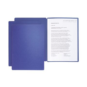 PAGNA chemise de présentation / candidature "Star", A4, bleu