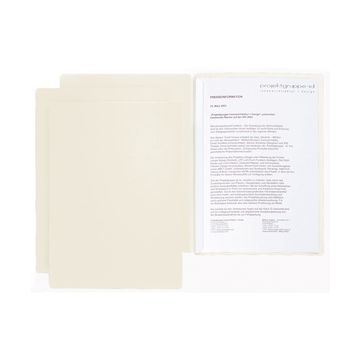 PAGNA chemise de présentation / candidature "Star", A4,beige