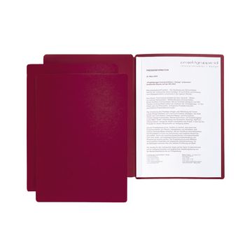 PAGNA chemise de présentation / candidature "Star", A4,rouge