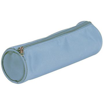 PAGNA trousse ronde tendance, en nylon, bleu clair