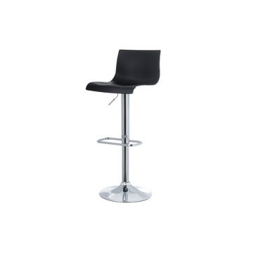 PAPERFLOW Chaise de bar "SACRAMENTO", ensemble de 2, noir