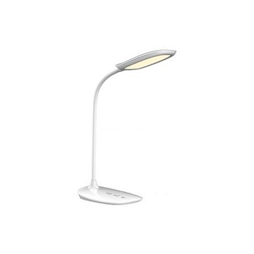 PAPERFLOW Lampe de table à LED LEON, socle, blanc
