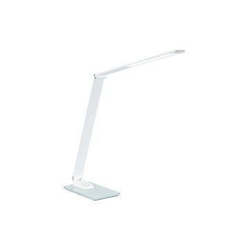 PAPERFLOW Lampe de table à LED OLGA, socle, blanc