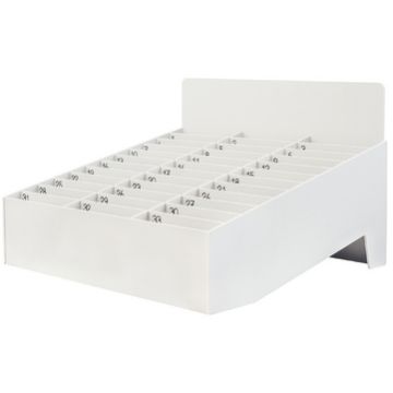 PAPERFLOW Rangement pour smartphones avec 33 logements, gris