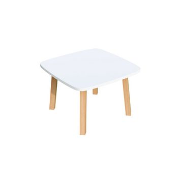 PAPERFLOW Table d'appoint WOODY, en bois massif, blanc