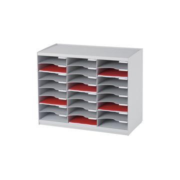 PAPERFLOW Trieur monobloc, 24 compartiments, noir