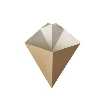 PAPSTAR Cornet à frites "pure", dimensions: 215 x 270 mm